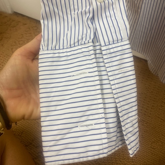 POLO Ralph Lauren dress shirt Size 15 1/2-34 regent classic fit Blue Stripe - Picture 3 of 9